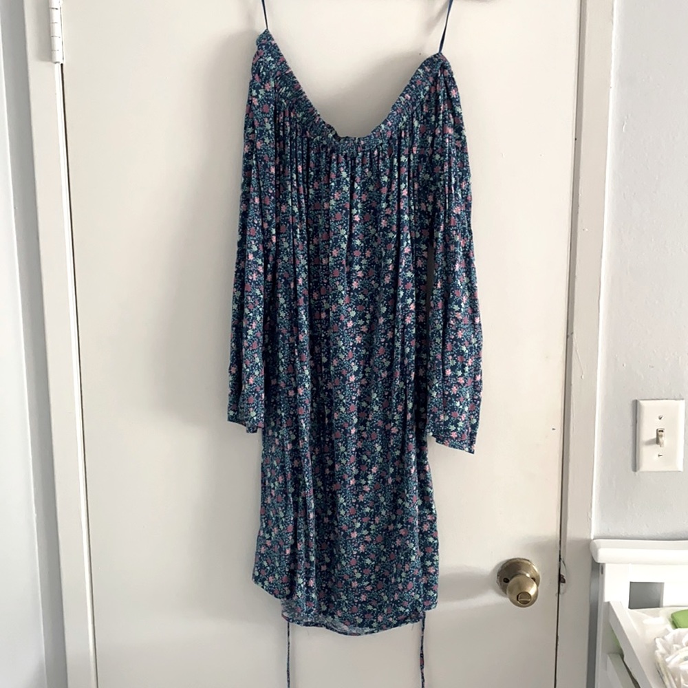 Floral off the shoulder dress